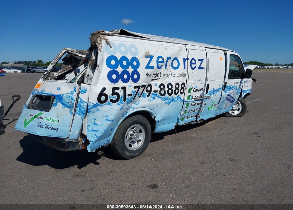 2016 CHEVROLET EXPRESS 3500 WORK VAN VIN: 1GCZGHFG5G1247573