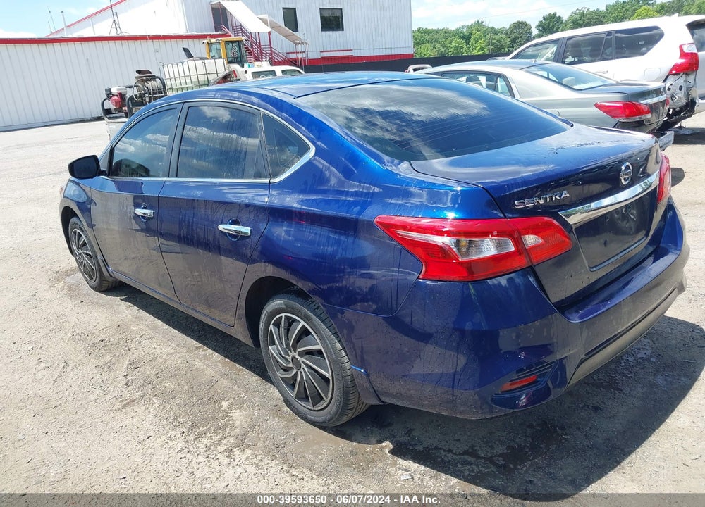 2016 NISSAN SENTRA S VIN: 3N1AB7AP0GY237870
