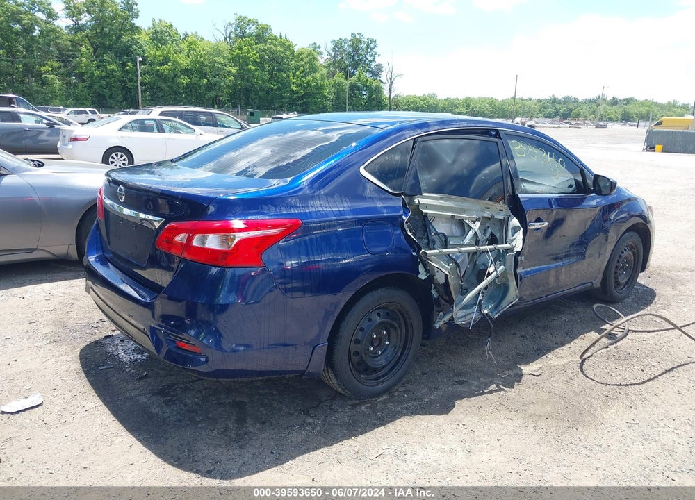 2016 NISSAN SENTRA S VIN: 3N1AB7AP0GY237870