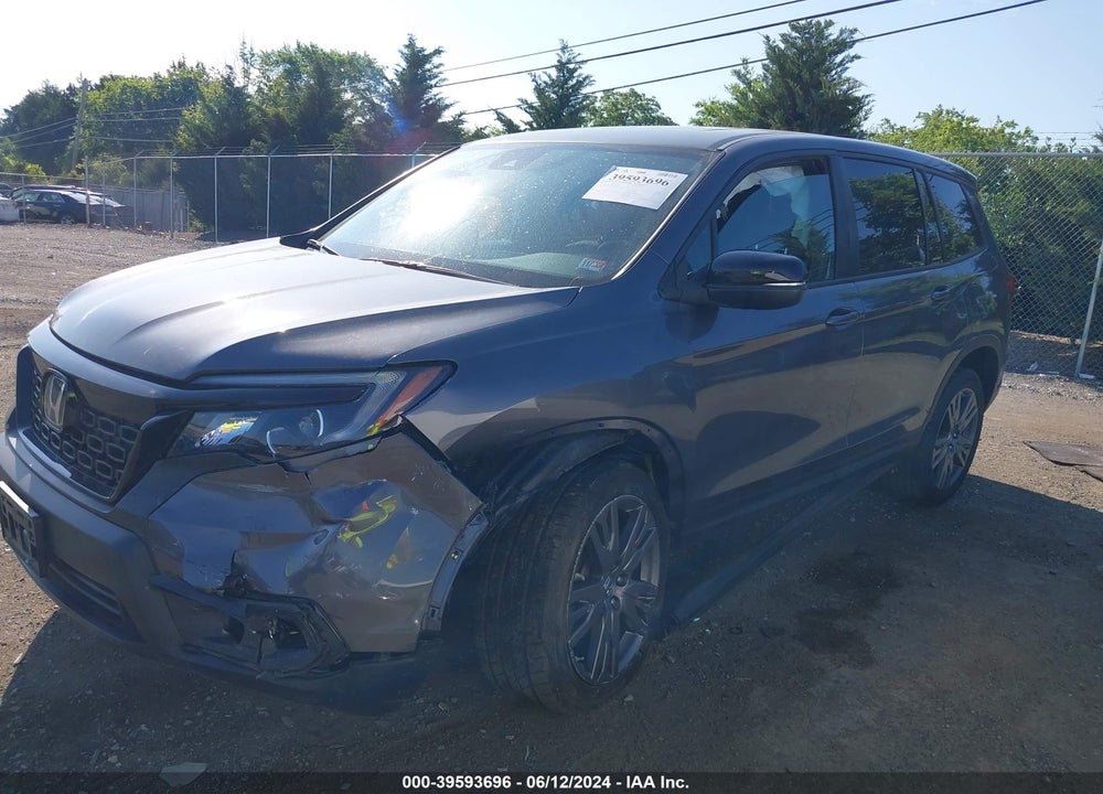 2021 HONDA PASSPORT AWD EX-L VIN: 5FNYF8H50MB042871
