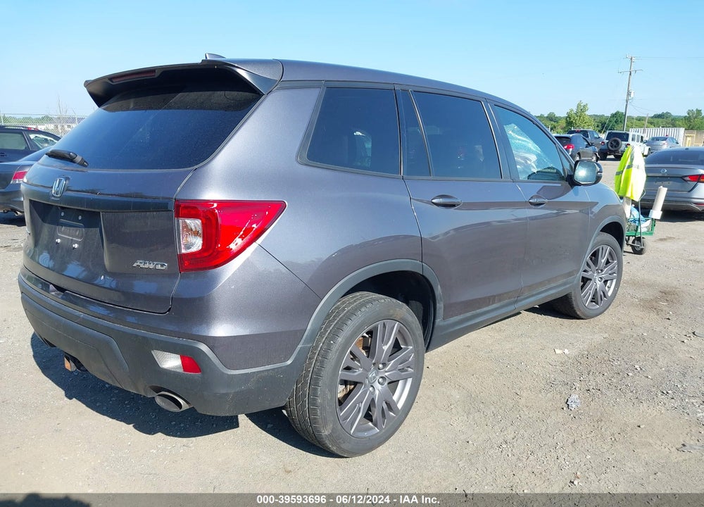 2021 HONDA PASSPORT AWD EX-L VIN: 5FNYF8H50MB042871