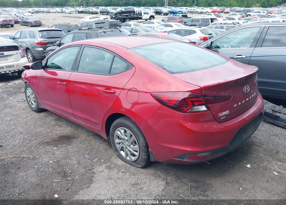 2020 HYUNDAI ELANTRA SE VIN: KMHD74LF4LU912773