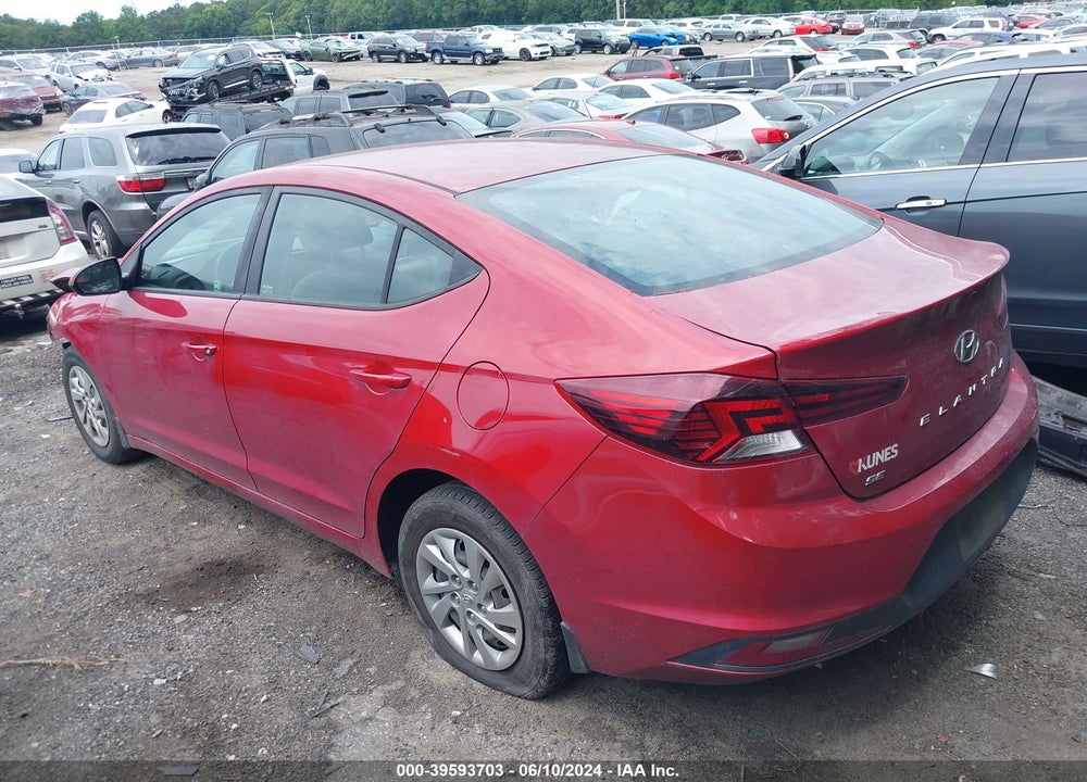 2020 HYUNDAI ELANTRA SE VIN: KMHD74LF4LU912773