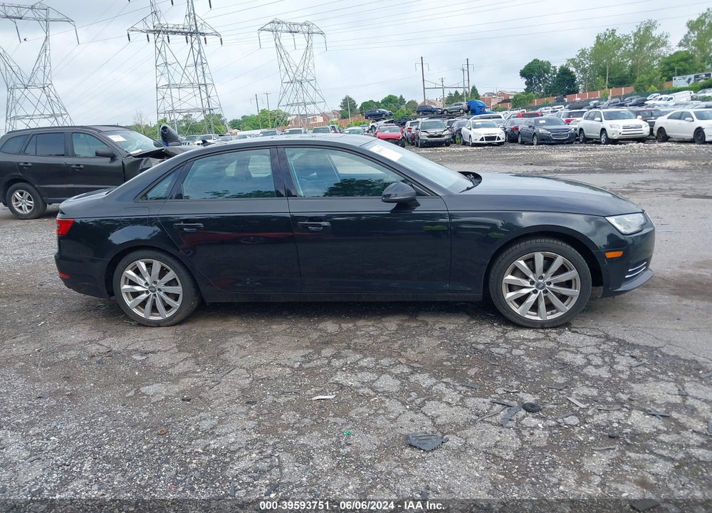 2017 AUDI A4 2.0T PREMIUM VIN: WAUANAF43HN002889