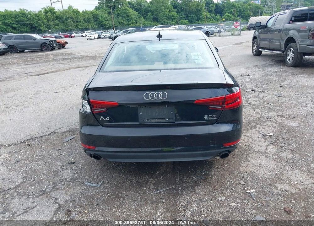 2017 AUDI A4 2.0T PREMIUM VIN: WAUANAF43HN002889