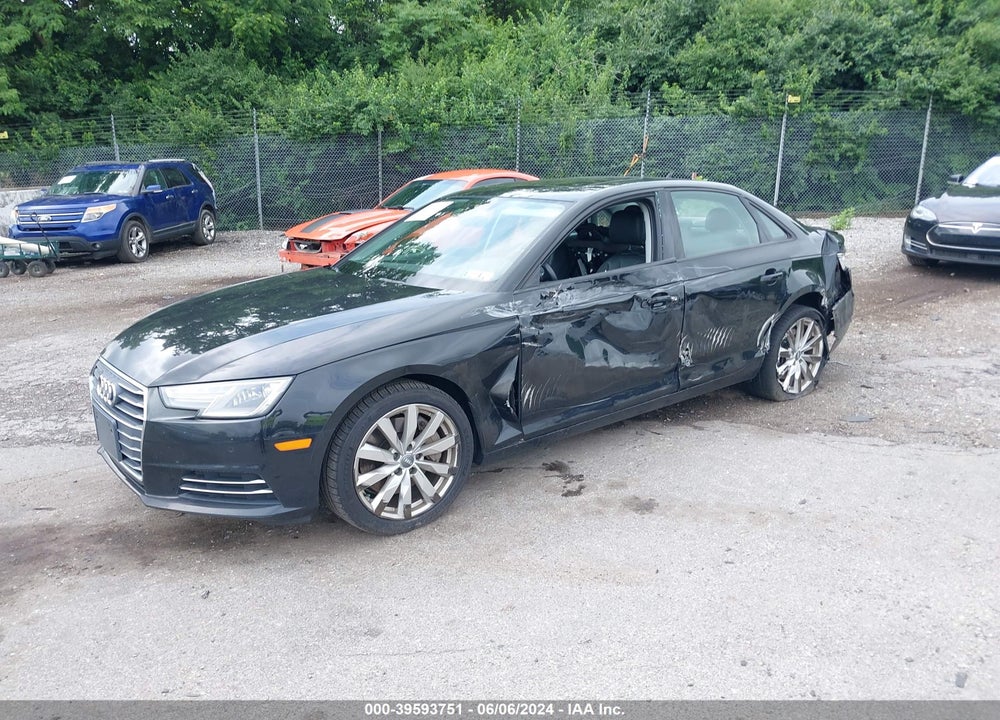 2017 AUDI A4 2.0T PREMIUM VIN: WAUANAF43HN002889
