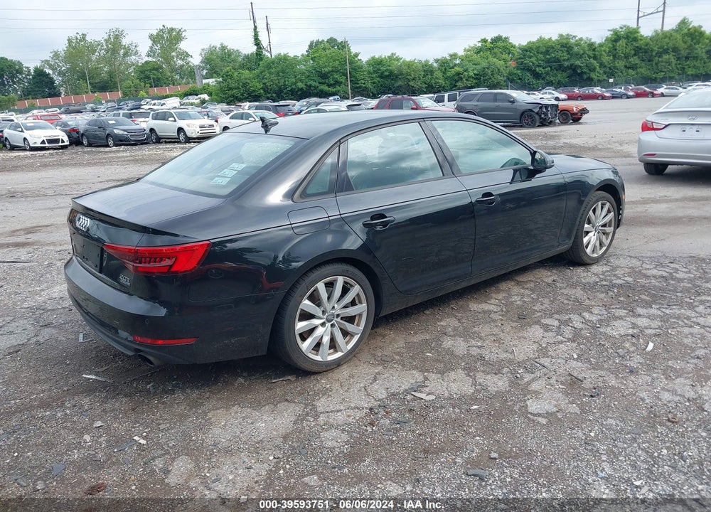 2017 AUDI A4 2.0T PREMIUM VIN: WAUANAF43HN002889