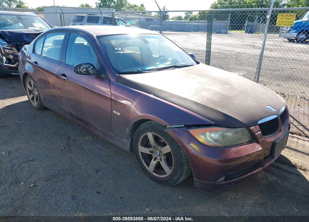2007 BMW 328I VIN: WBAVA37577NE29378