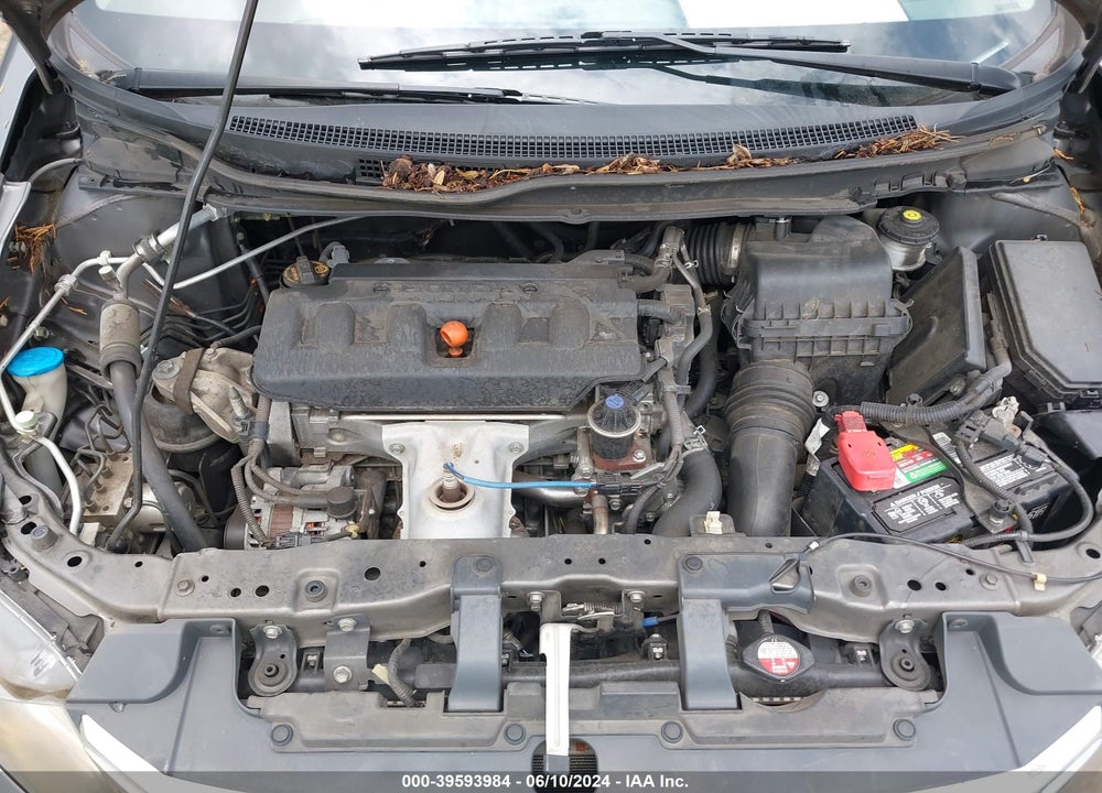 2012 HONDA CIVIC LX VIN: 19XFB2F52CE098849