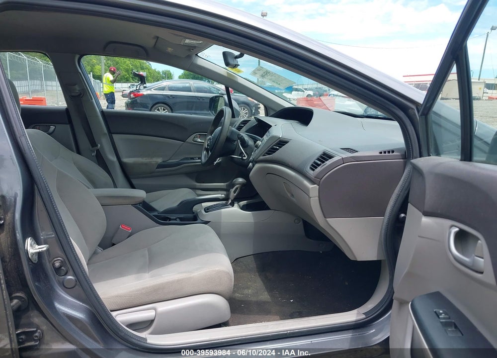 2012 HONDA CIVIC LX VIN: 19XFB2F52CE098849