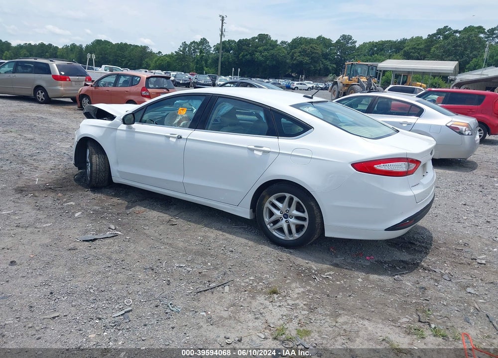 2016 FORD FUSION SE VIN: 3FA6P0H77GR199698