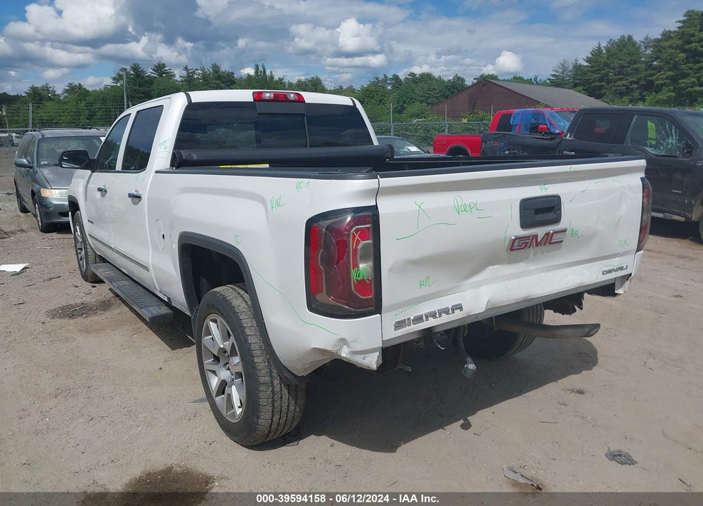 2017 GMC SIERRA 1500 DENALI VIN: 3GTU2PEJXHG133538