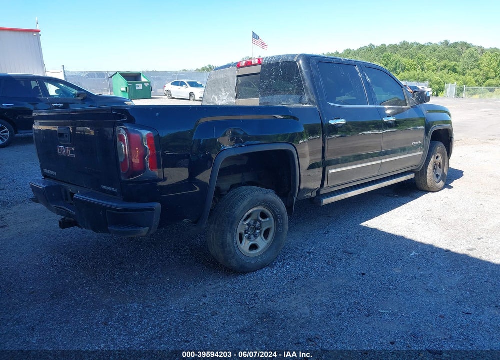 2018 GMC SIERRA 1500 DENALI VIN: 3GTU2PEJ7JG481805