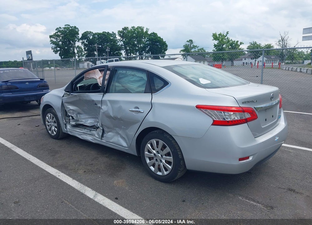 2013 NISSAN SENTRA SV VIN: 3N1AB7AP5DL691296