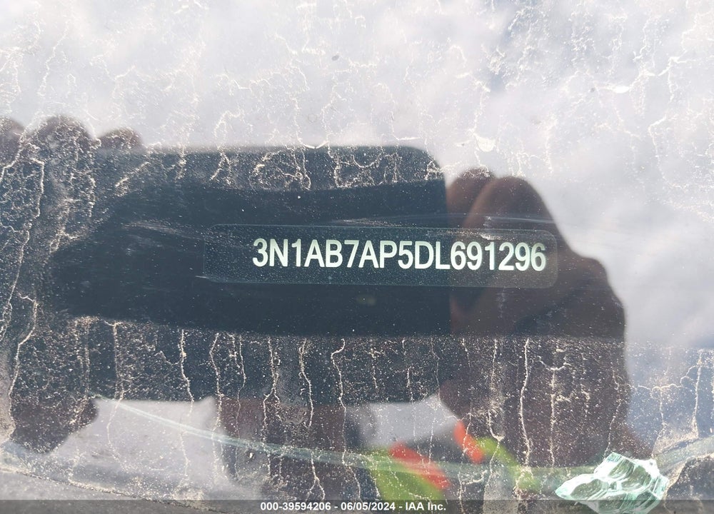 2013 NISSAN SENTRA SV VIN: 3N1AB7AP5DL691296