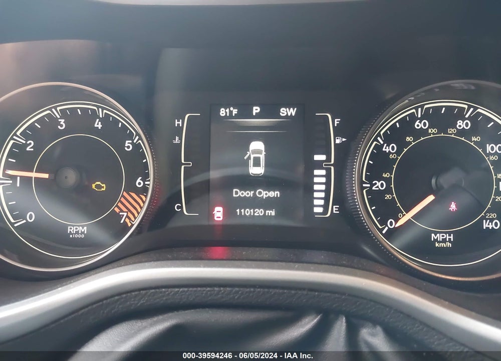 2014 JEEP CHEROKEE LATITUDE VIN: 1C4PJLCB8EW303459