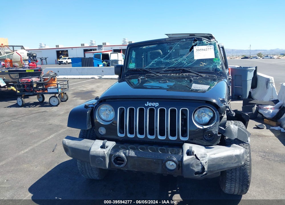 2018 JEEP WRANGLER JK UNLIMITED SAHARA VIN: 1C4BJWEG1JL903126