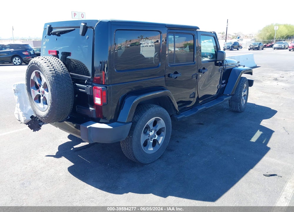 2018 JEEP WRANGLER JK UNLIMITED SAHARA VIN: 1C4BJWEG1JL903126