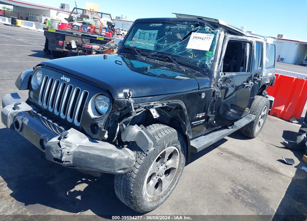 2018 JEEP WRANGLER JK UNLIMITED SAHARA VIN: 1C4BJWEG1JL903126