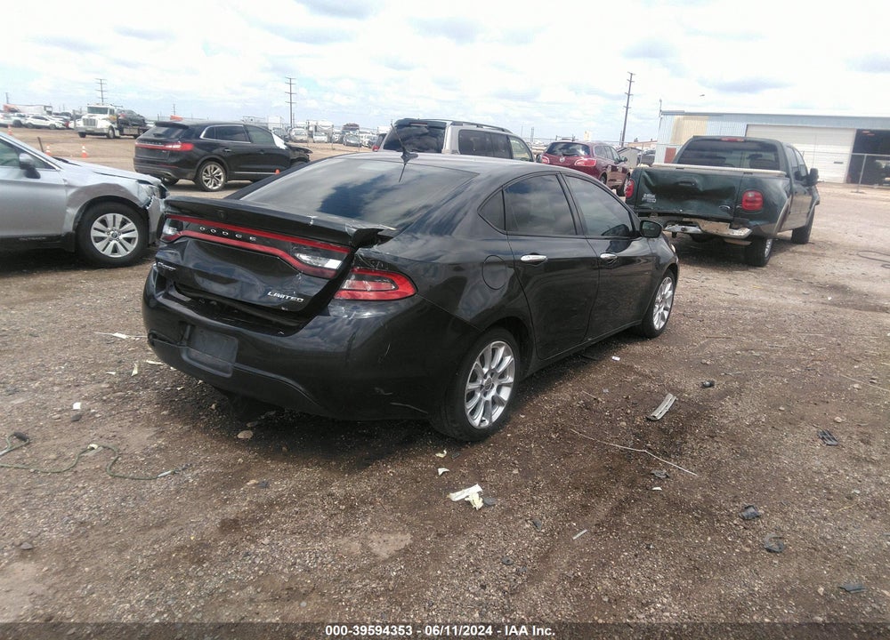 2013 DODGE DART LIMITED VIN: 1C3CDFCA6DD333945