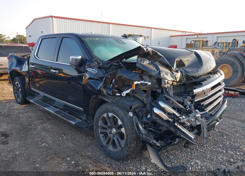 2022 CHEVROLET SILVERADO 1500 4WD SHORT BED HIGH COUNTRY VIN: 3GCUDJET4NG522373