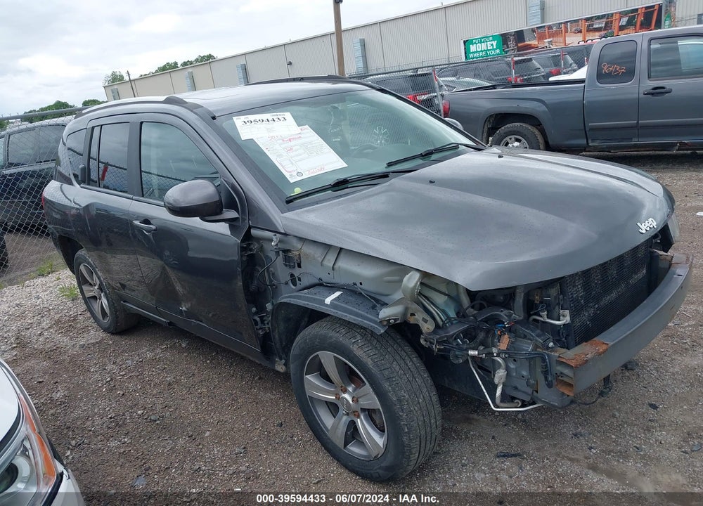 2017 JEEP COMPASS HIGH ALTITUDE FWD VIN: 1C4NJCEB8HD199012