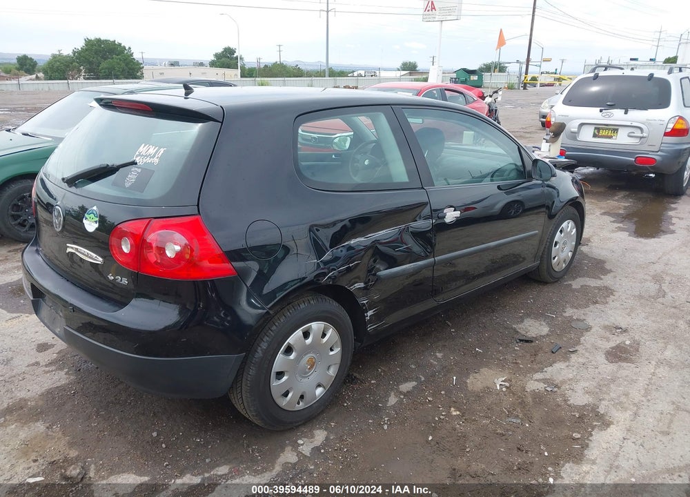 2008 VOLKSWAGEN RABBIT S VIN: WVWBB71K58W246059