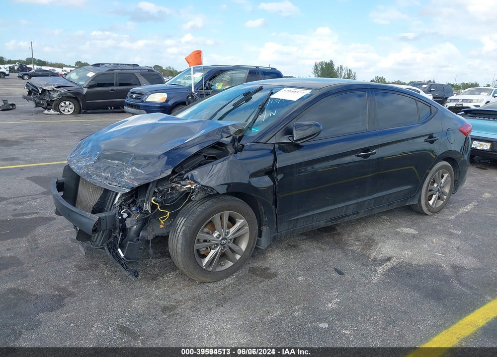 2018 HYUNDAI ELANTRA SEL VIN: 5NPD84LF3JH345349