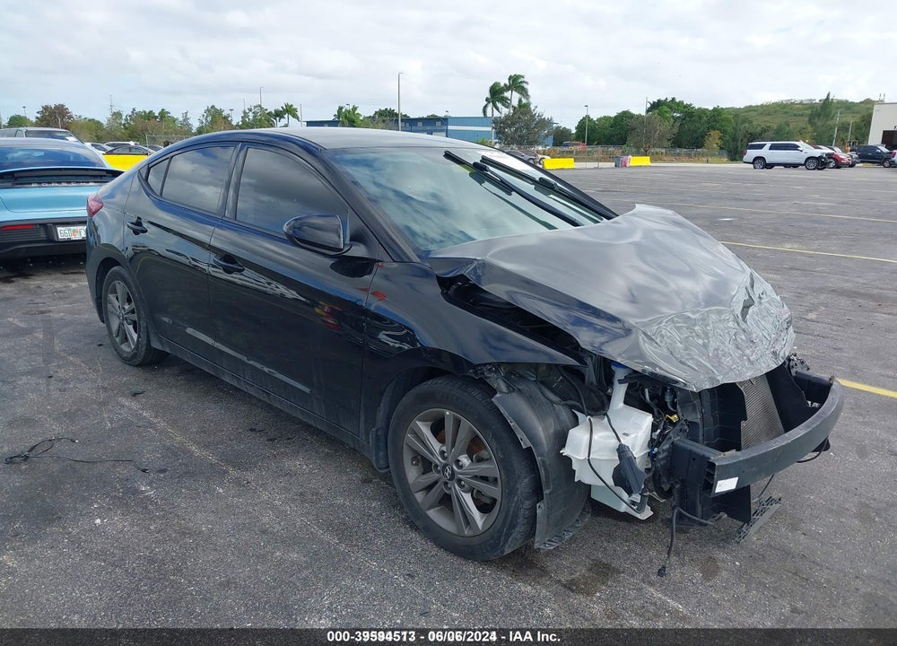 2018 HYUNDAI ELANTRA SEL VIN: 5NPD84LF3JH345349
