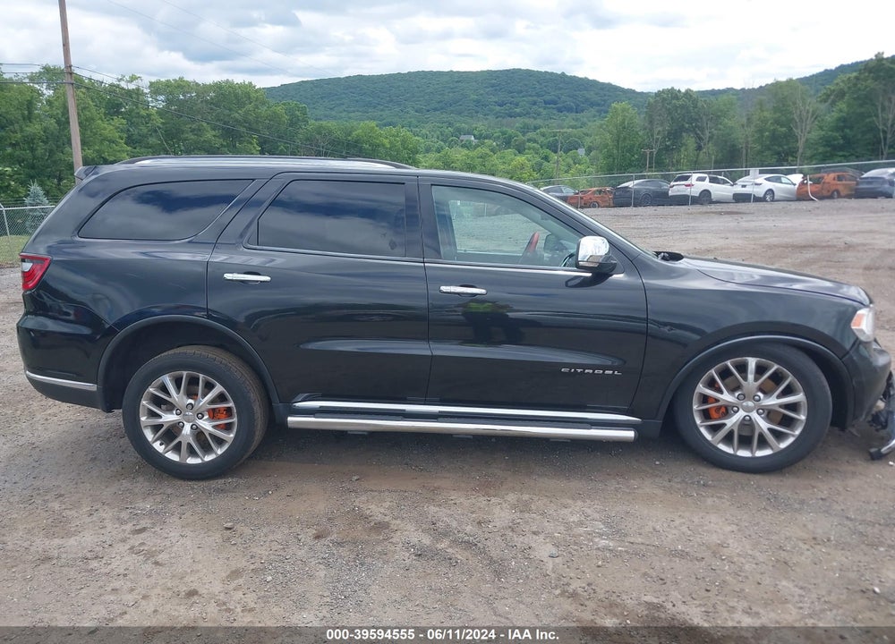 2015 DODGE DURANGO CITADEL VIN: 1C4SDJET8FC132985