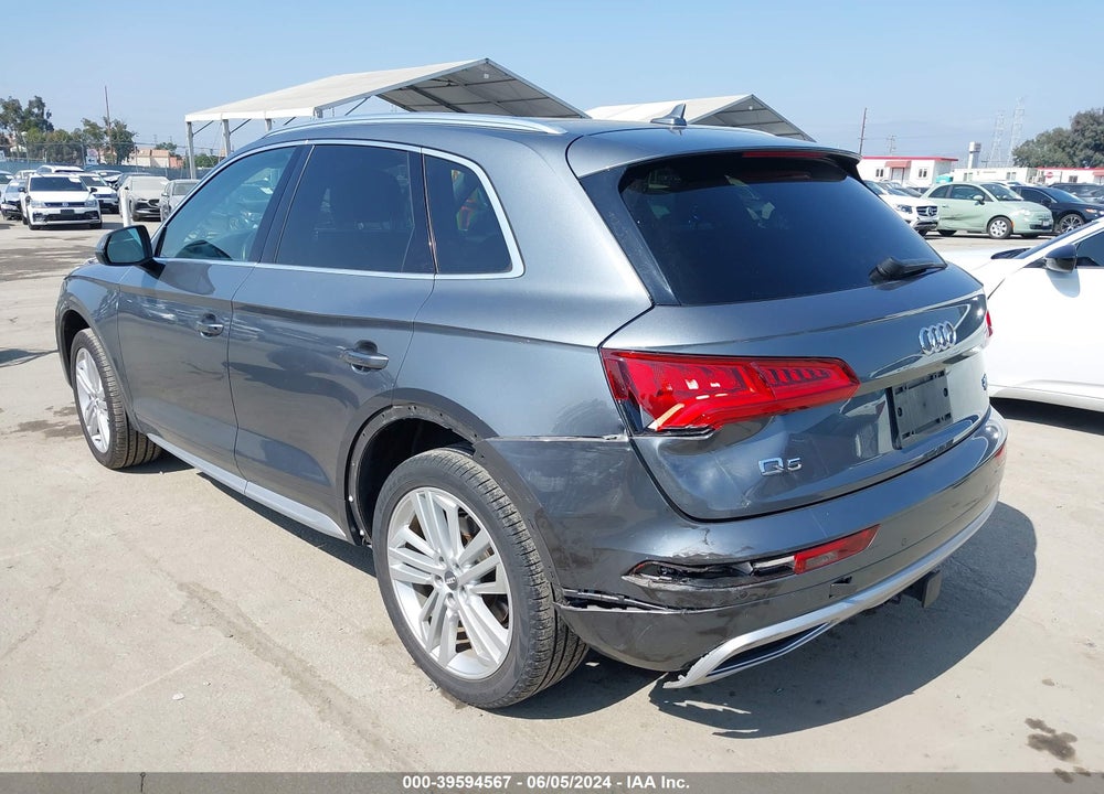 2018 AUDI Q5 2.0T PREMIUM/2.0T TECH PREMIUM VIN: WA1BNAFY9J2093145