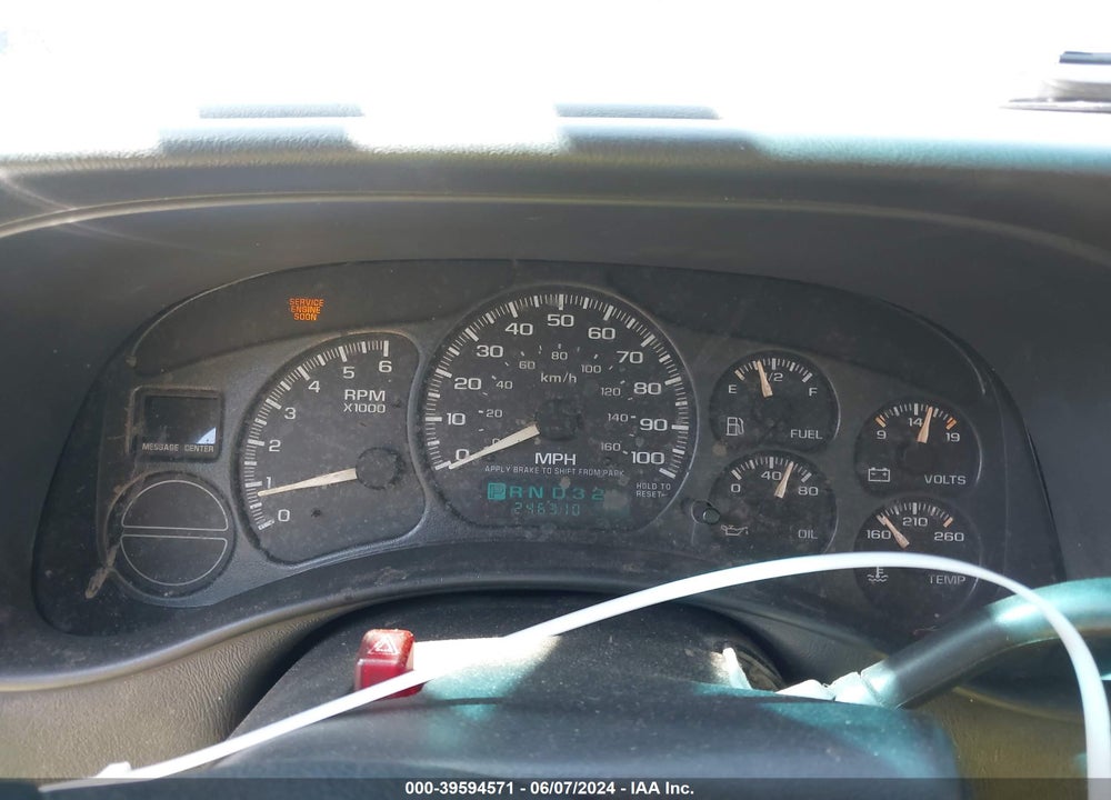 2002 CHEVROLET SILVERADO 1500 COMMERCIAL VIN: 1GCEC14W92Z184709