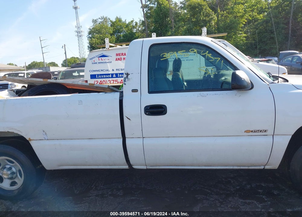 2002 CHEVROLET SILVERADO 1500 COMMERCIAL VIN: 1GCEC14W92Z184709