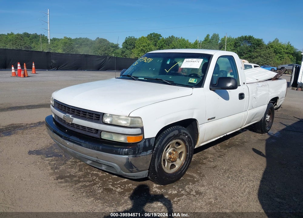 2002 CHEVROLET SILVERADO 1500 COMMERCIAL VIN: 1GCEC14W92Z184709