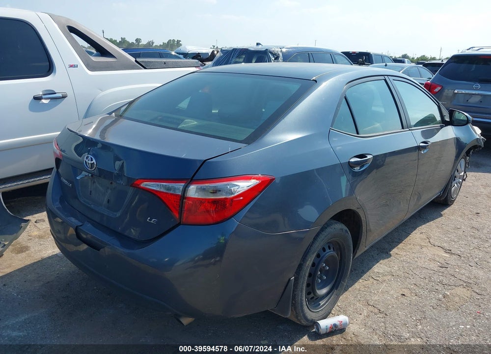 2016 TOYOTA COROLLA LE VIN: 2T1BURHE8GC733477