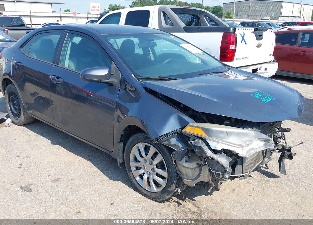 2016 TOYOTA COROLLA LE VIN: 2T1BURHE8GC733477