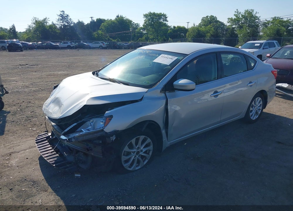 2018 NISSAN SENTRA SV VIN: 3N1AB7AP2JL636087