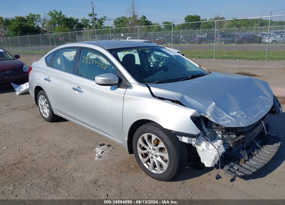 2018 NISSAN SENTRA SV VIN: 3N1AB7AP2JL636087