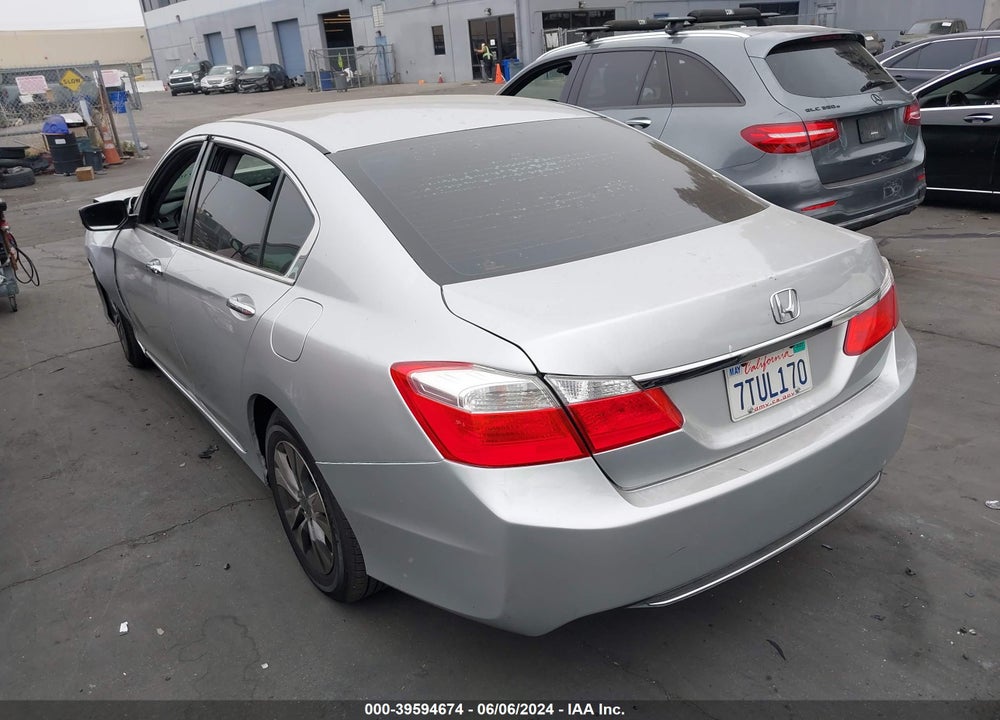 2015 HONDA ACCORD LX VIN: 1HGCR2F3XFA160990
