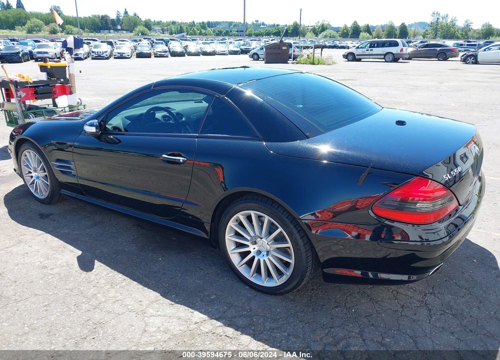 2008 MERCEDES-BENZ SL 550 VIN: WDBSK71F58F142110