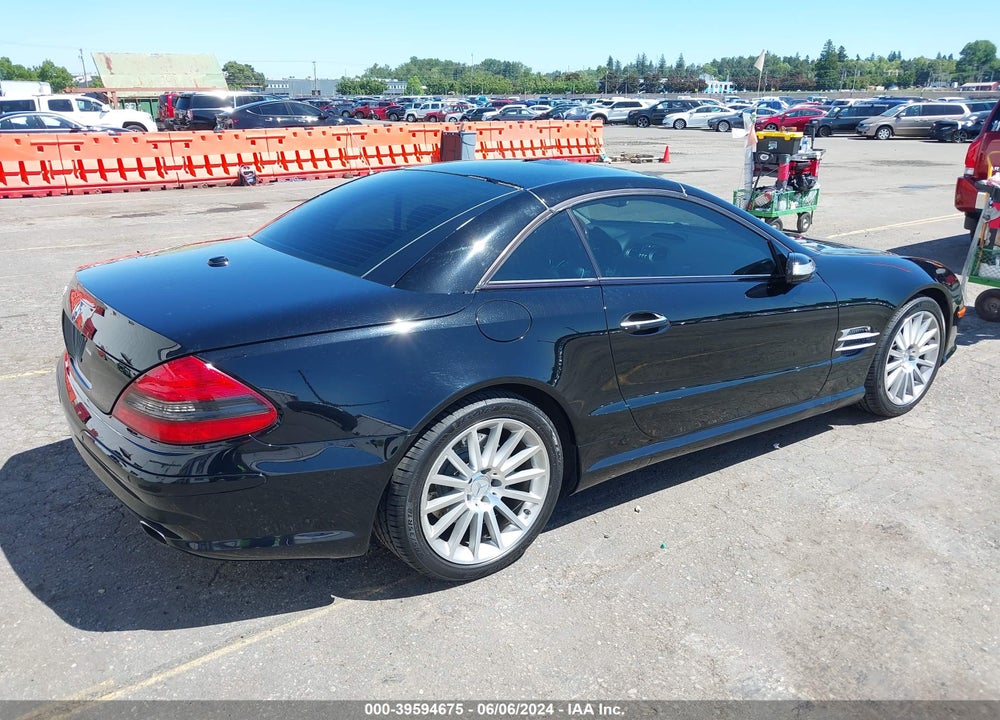 2008 MERCEDES-BENZ SL 550 VIN: WDBSK71F58F142110