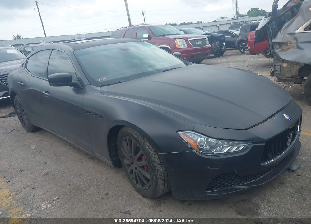 2014 MASERATI GHIBLI S Q4 VIN: ZAM57RTA3E1087707