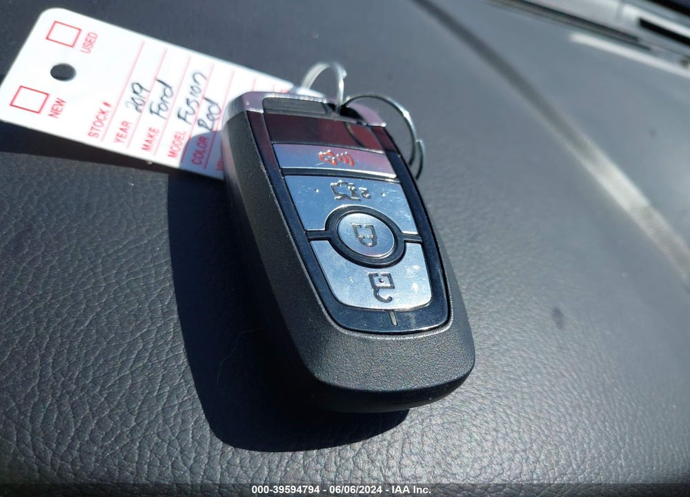 2019 FORD FUSION SE VIN: 3FA6P0HD3KR113155