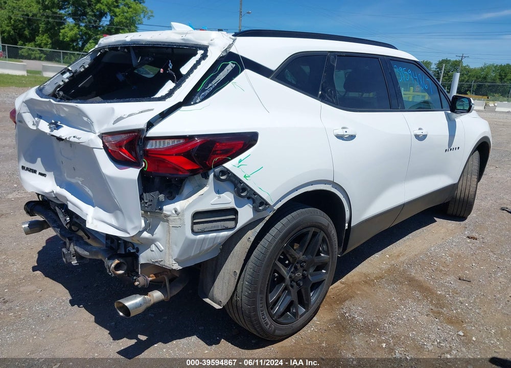 2022 CHEVROLET BLAZER AWD 2LT VIN: 3GNKBHR41NS126043