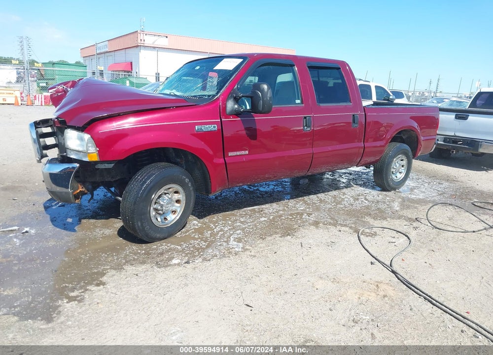 2004 FORD F-250 LARIAT/XL/XLT VIN: 1FTNW20P94EC89384