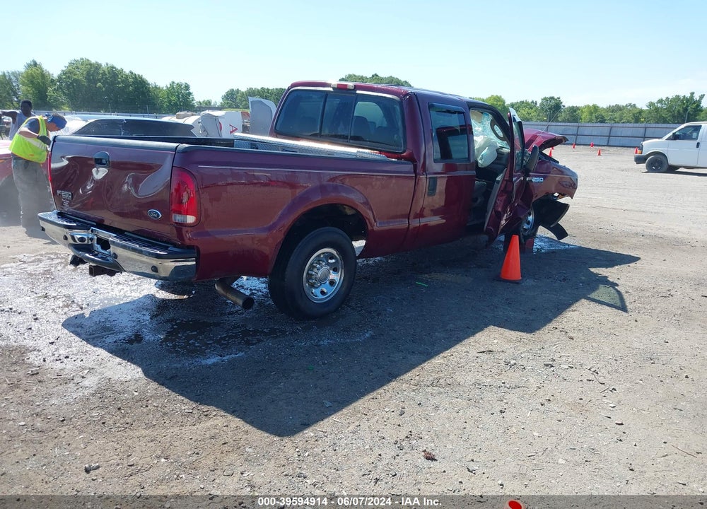 2004 FORD F-250 LARIAT/XL/XLT VIN: 1FTNW20P94EC89384