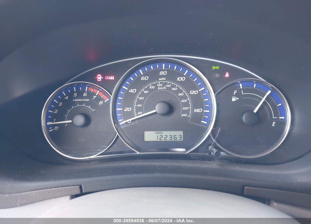2010 SUBARU FORESTER 2.5X VIN: JF2SH6AC5AG715220