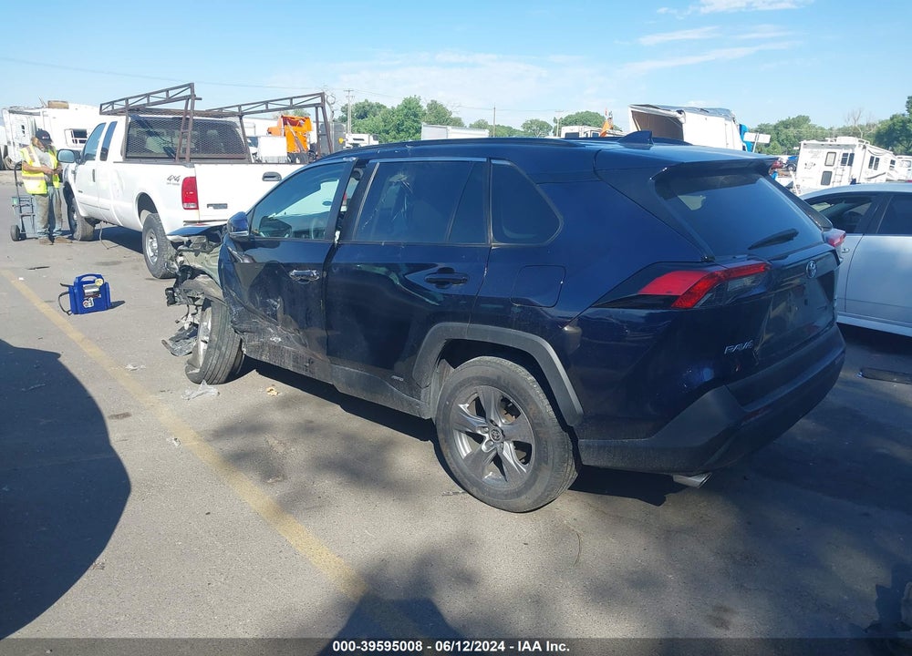 2022 TOYOTA RAV4 XLE HYBRID VIN: 4T3RWRFV6NU071476