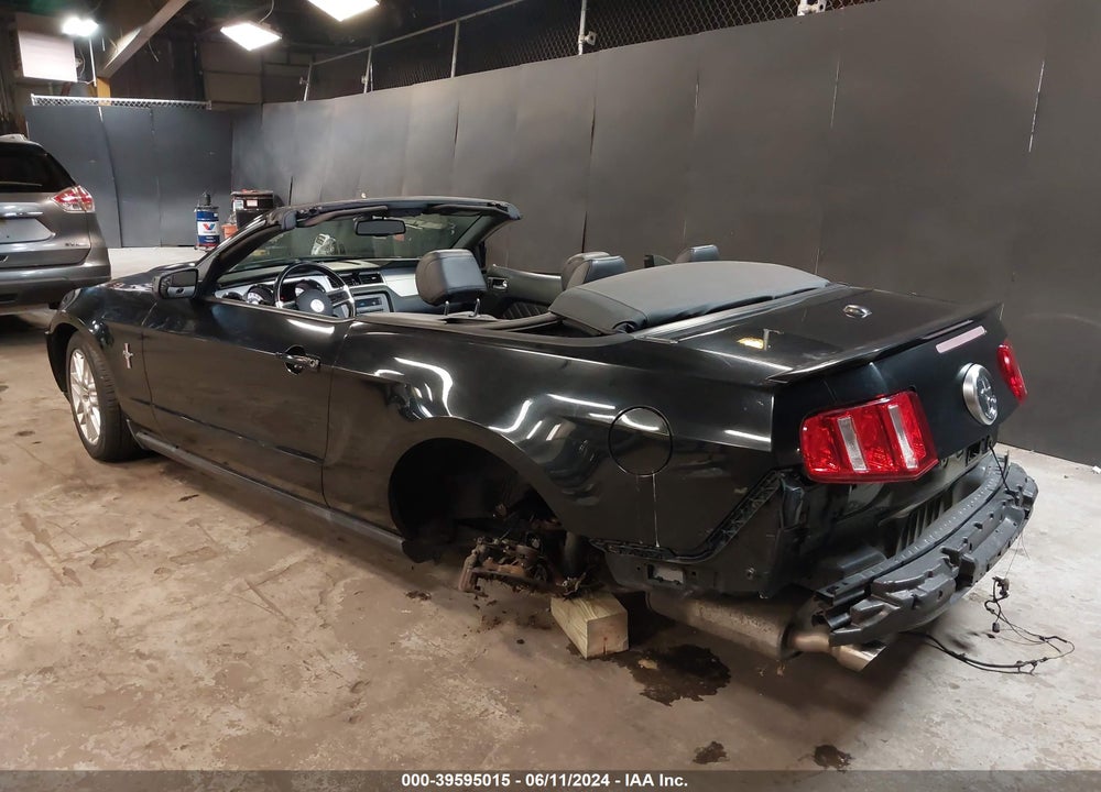 2012 FORD MUSTANG V6 PREMIUM VIN: 1ZVBP8EM1C5280014