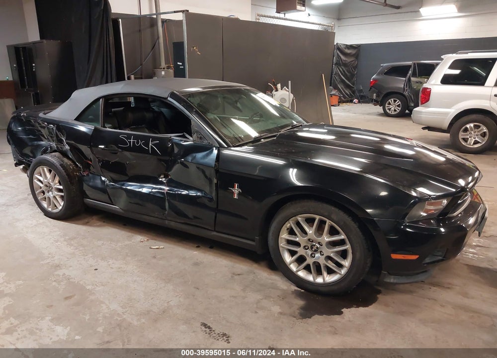 2012 FORD MUSTANG V6 PREMIUM VIN: 1ZVBP8EM1C5280014